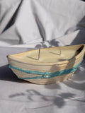 Barca de ''vela'' - VELA AROMÁTICA DE LIMÓN