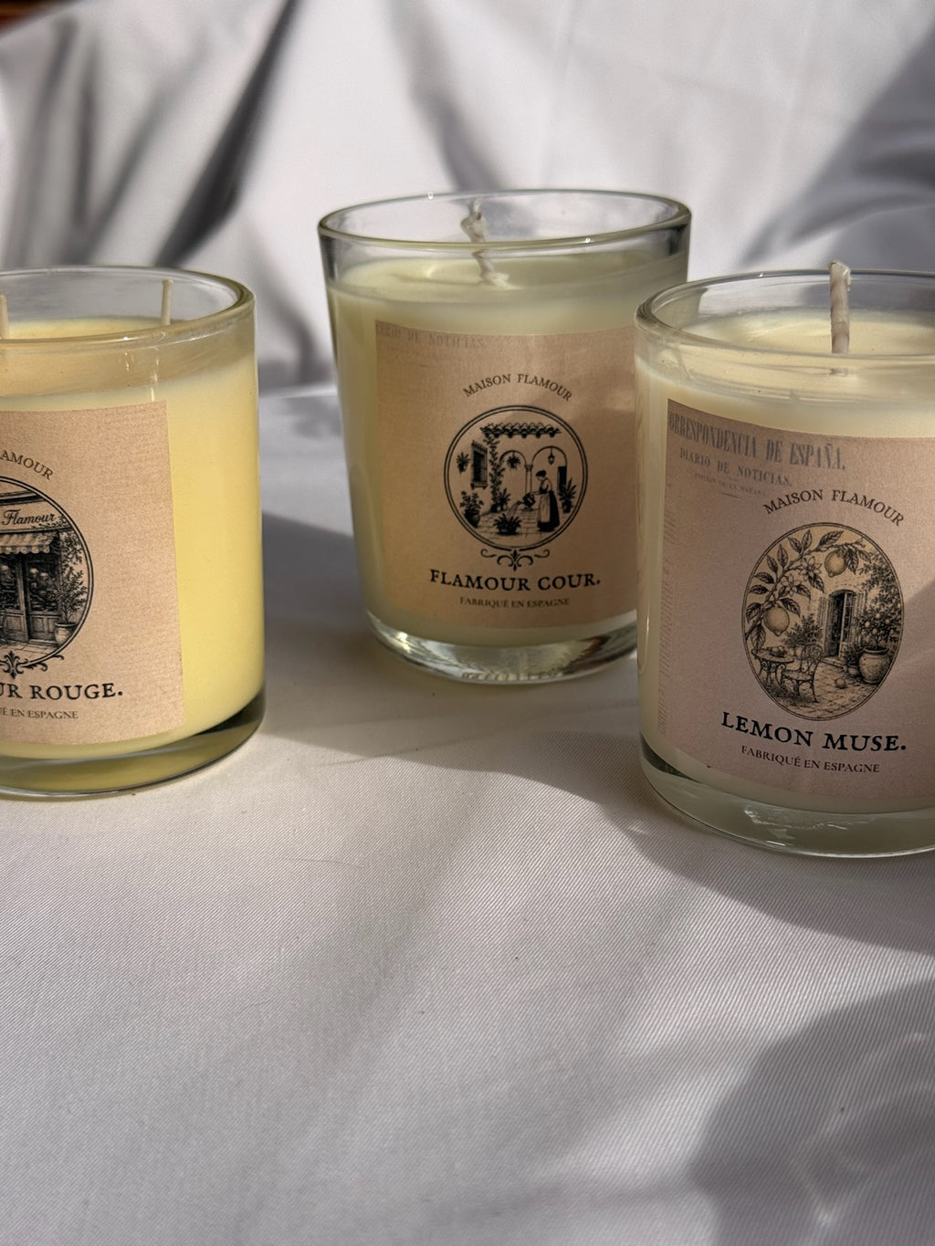 Flamour rouge - VELA AROMÁTICA DE CAPUCCINO